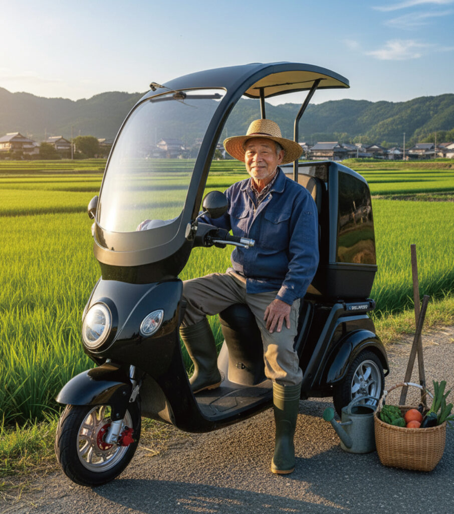 BLAZE ブレイズ EV DELIVERY EVデリバリー  ミニカー 原付　免許返納　免許一部返納　電動屋根付き三輪スクーター　電動三輪スクーター　電動バイク　高齢者