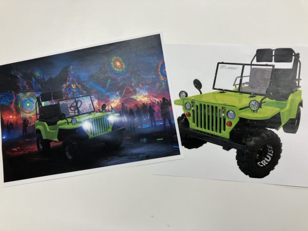 ブレイズ　ネクストクルーザーEV ネオンカラーのコンセプト写真