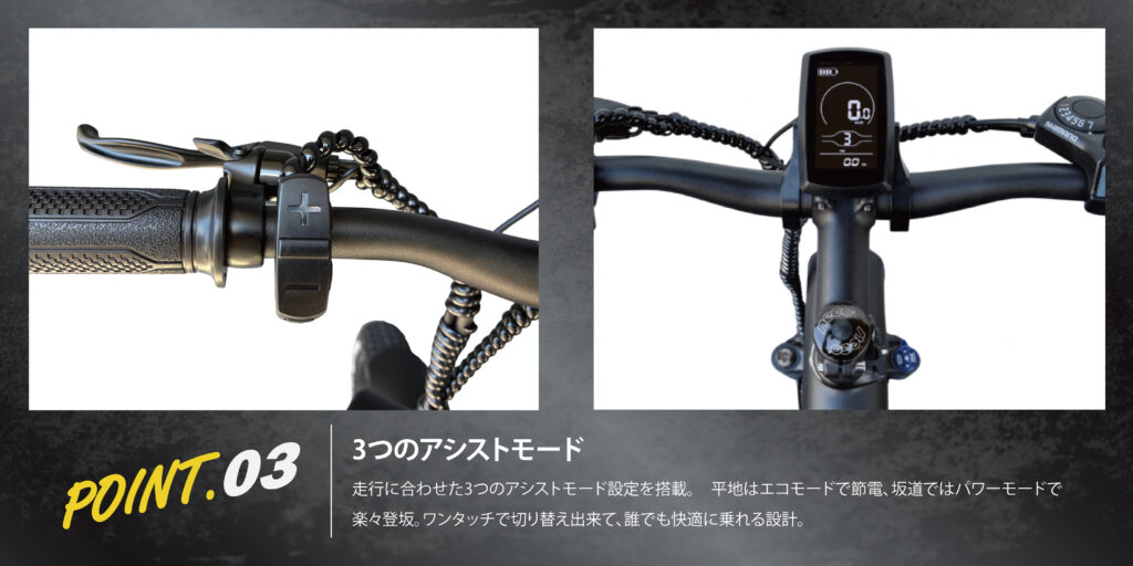 電造アシスト自転車 ブレイズ スタイル e-バイク Style e-Bike BLAZE ストロングポイント