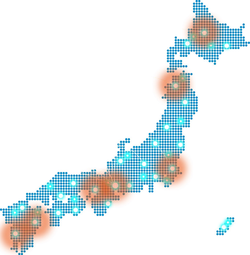 全国サポートネットワーク マップ