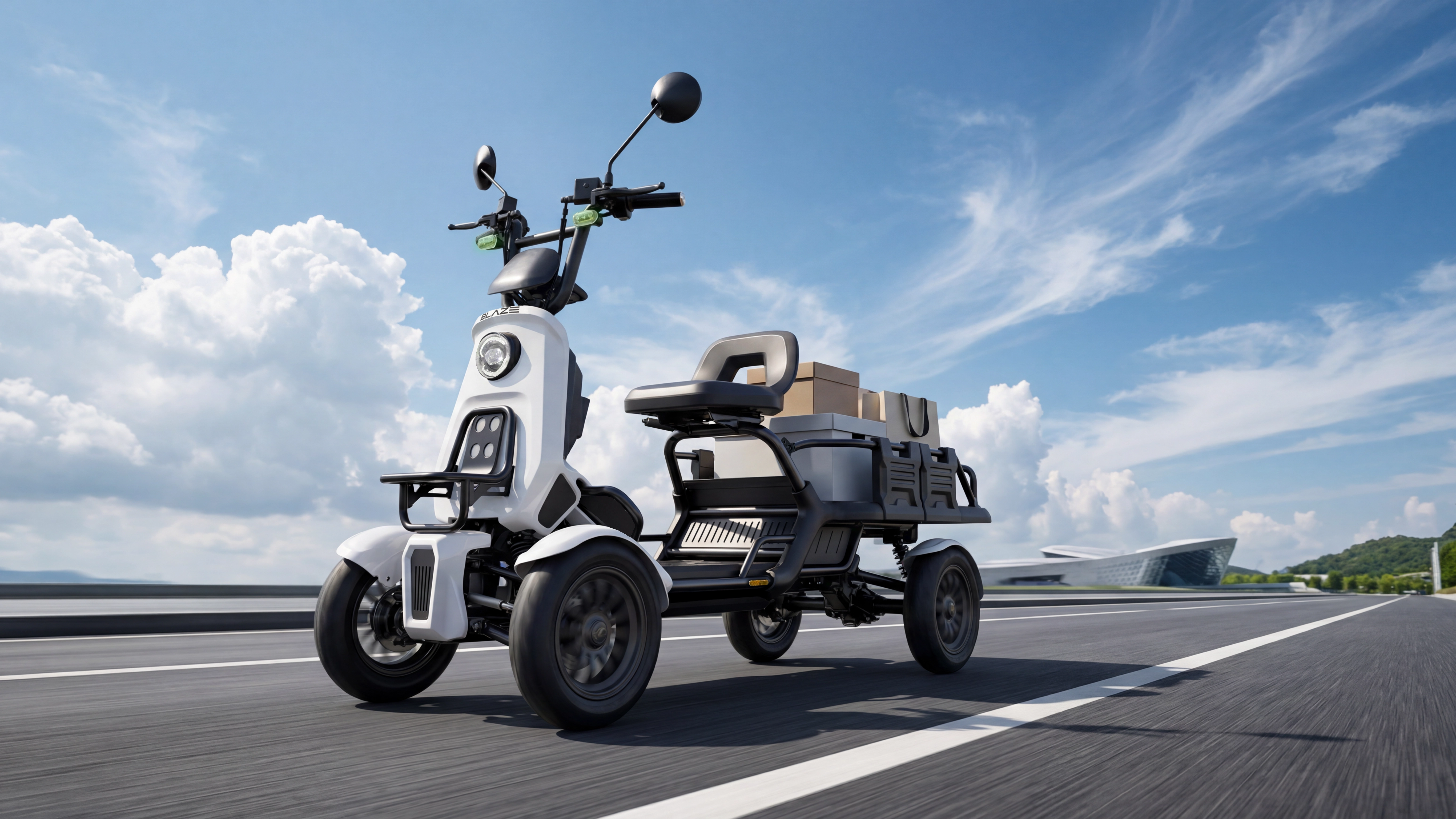 BLAZE e-CARGO 走行シーン
